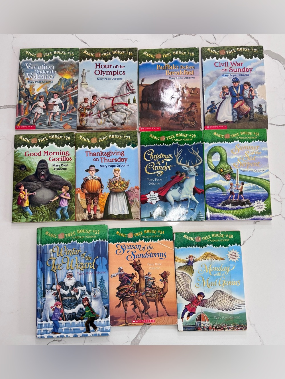 Magic Tree House Books - 11 Total Paperback Hardcover Mary Pope Osborne